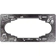 Black White Owl Scallop Oil Rubbed Metal Novelty License Plate 12" x 6" (LP)