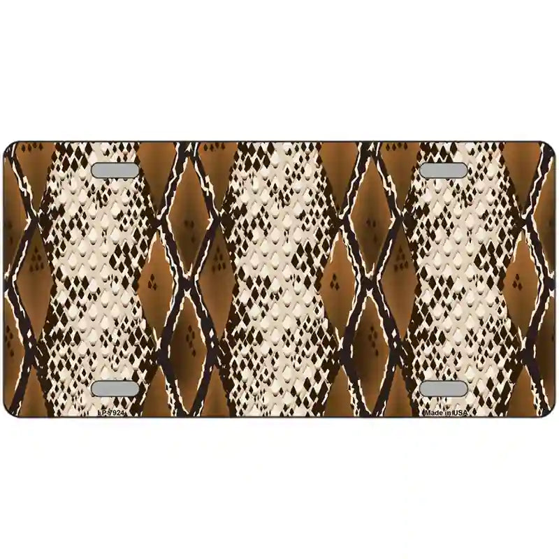 Snake Metal Novelty License Plate 12" x 6" (LP)