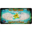 Virgin Island Rusty Novelty Metal License Plate 12" x 6" (LP)