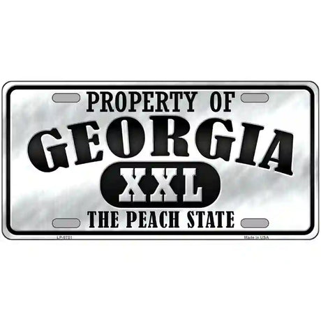 Property Of Georgia Novelty Metal License Plate 12" x 6" (LP)