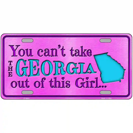 Georgia Girl Novelty Metal License Plate 12" x 6" (LP)