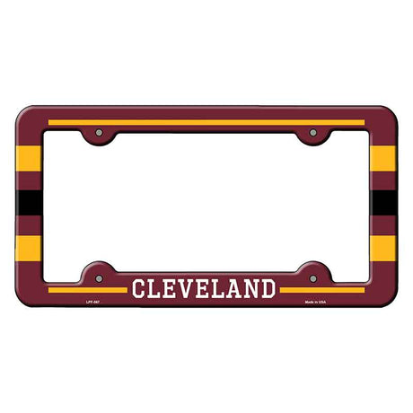Cleveland Novelty Metal Molded License Plate Frame LPF-567