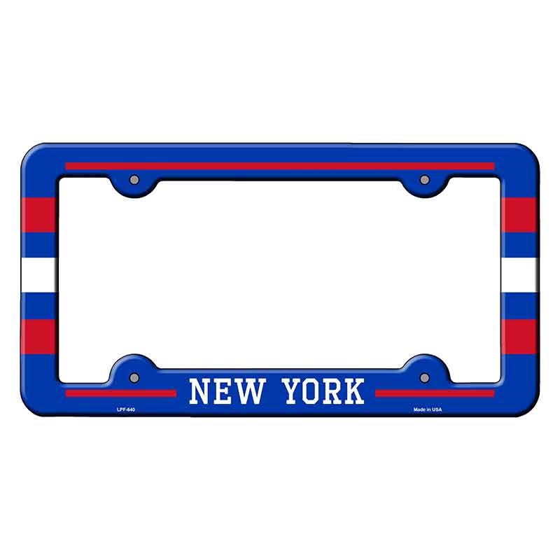 New York Novelty Metal Molded License Plate Frame LPF-640