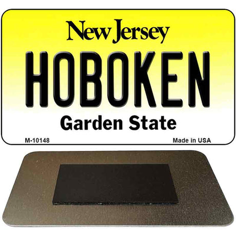 Hoboken New Jersey State License Plate Tag Magnet M-10148