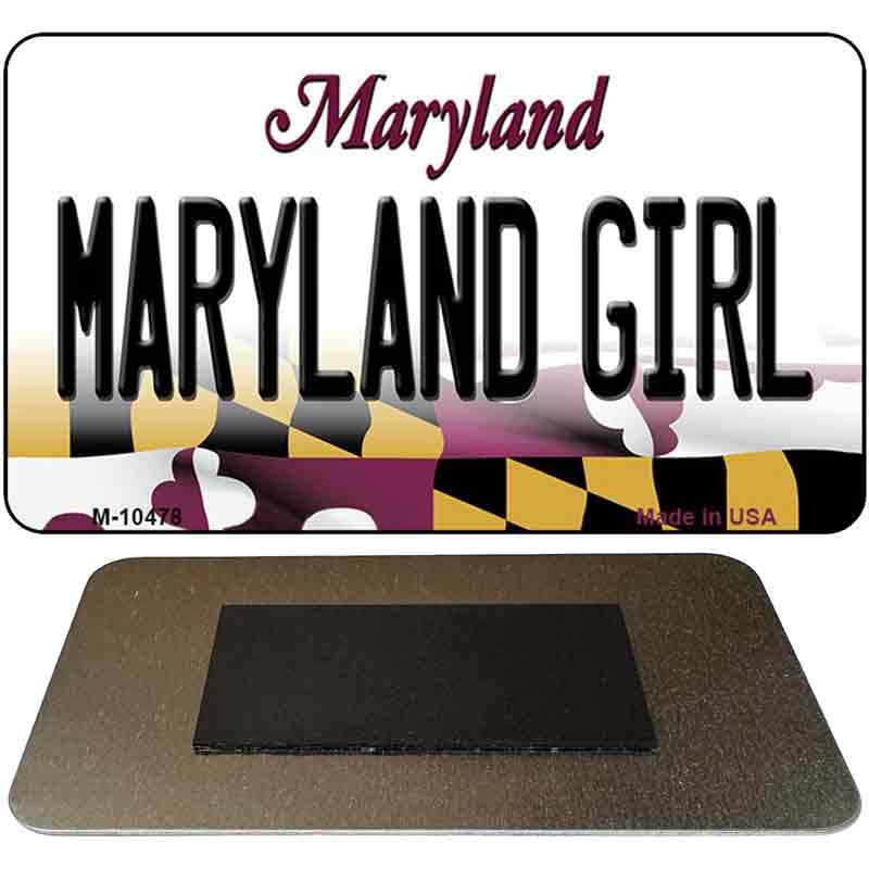 Maryland Girl Maryland State License Plate Tag Magnet M-10478