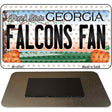 Falcons Fan Georgia State License Plate Tag Magnet M-10761