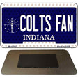 Colts Fan Indiana State License Plate Tag Magnet M-10763