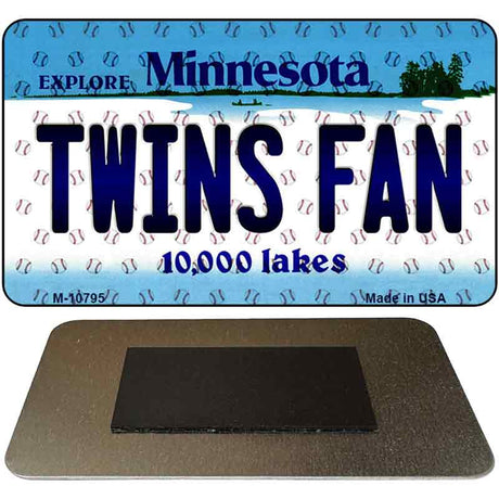 Twins Fan Minnesota State License Plate Tag Magnet M-10795