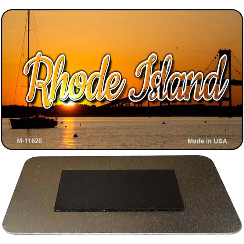 Rhode Island River Sunset Magnet M-11628