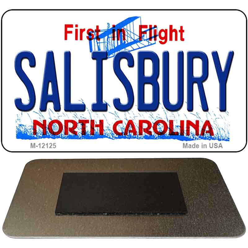 Salisbury North Carolina State Novelty Metal Magnet M-12125