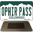 Ophir Pass Colorado Novelty Metal Magnet M-12155
