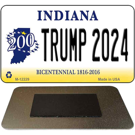 Trump 2024 Indiana Novelty Metal Magnet M-12229