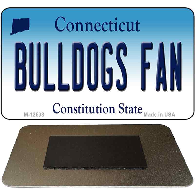 Bulldogs Fan Novelty Metal Magnet M-12698