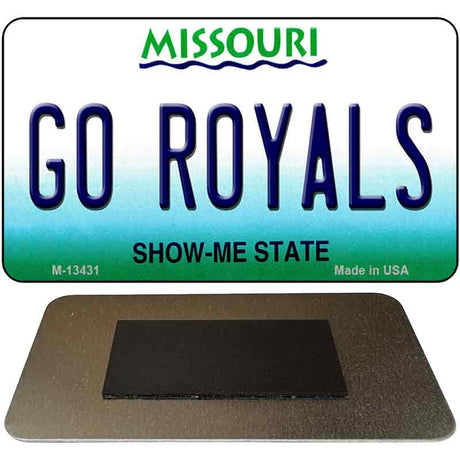 Go Royals Novelty Metal Magnet M-13431