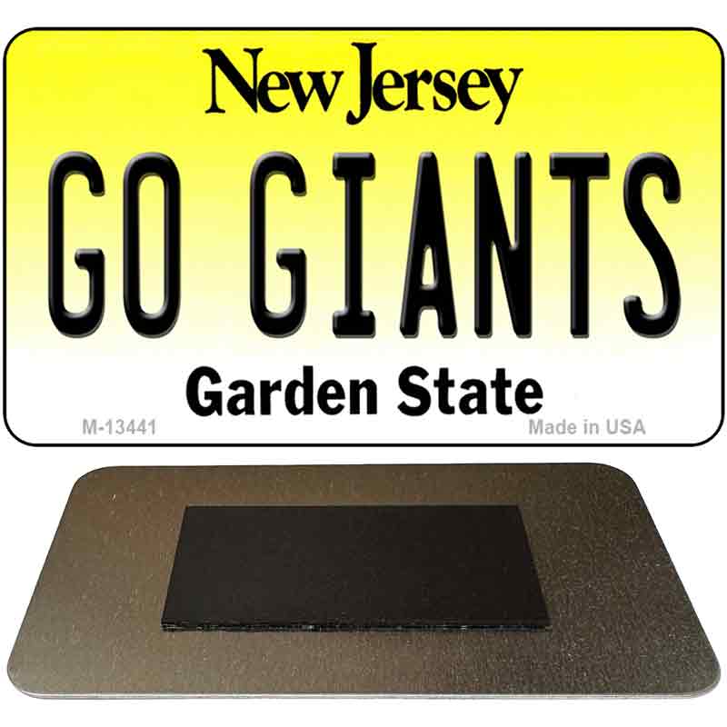 Go Giants Novelty Metal Magnet M-13441