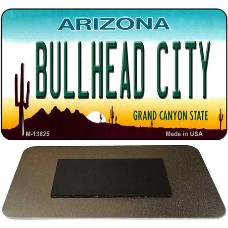 Bullhead City Arizona Novelty Metal Magnet