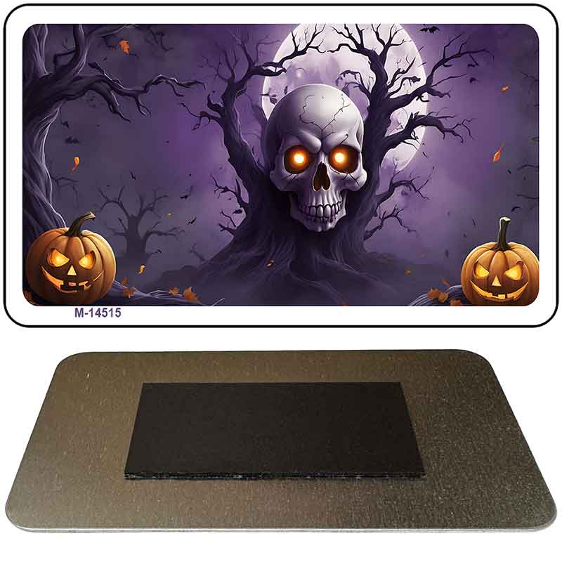 The Haunted Skull Tree Novelty Metal Magnet M-14515