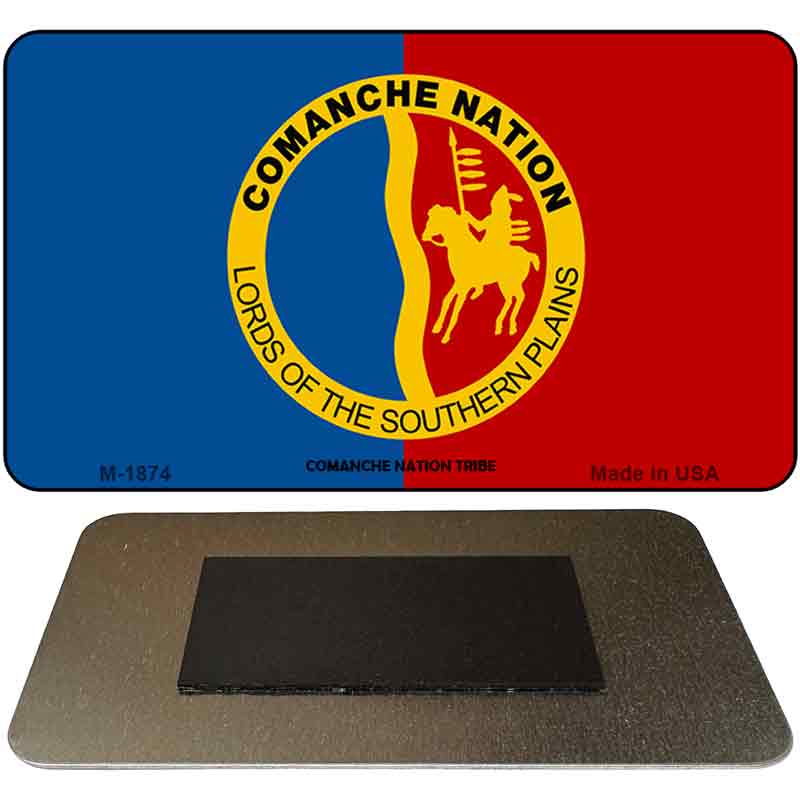 Comanche Nation Tribe Novelty Metal Magnet M-1874