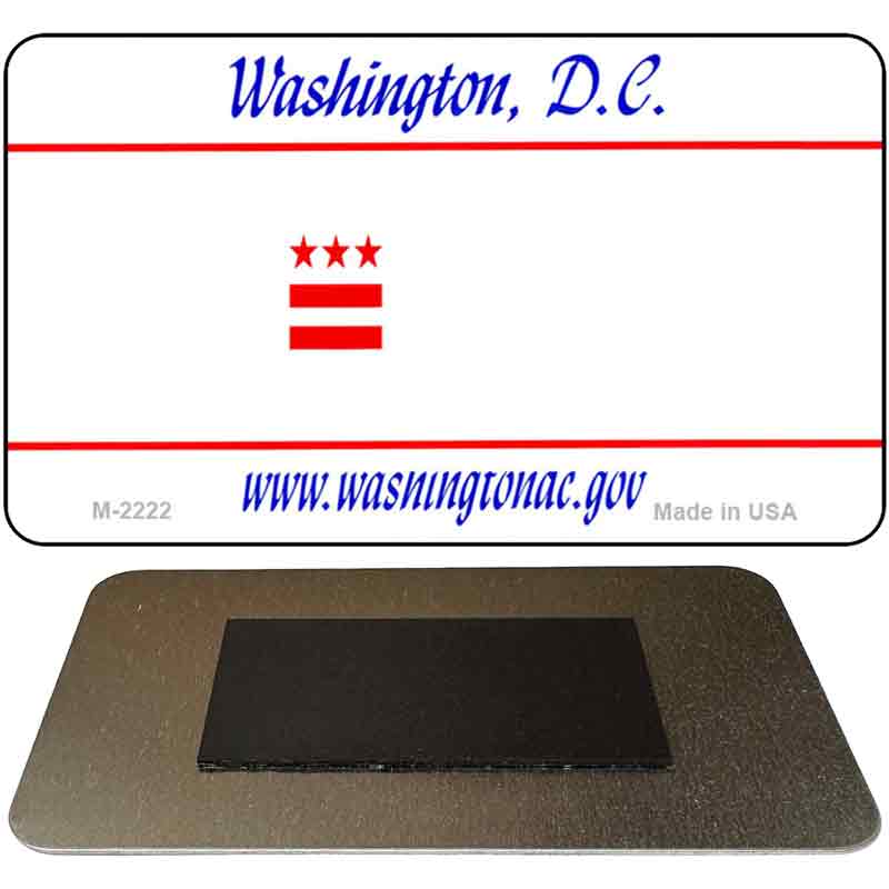 Washington DC State Blank Novelty Metal Magnet M-2222