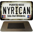 Nyrican Puerto Rico State License Plate Tag Magnet M-4342