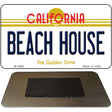 Beach House California State License Plate Tag Magnet M-4890