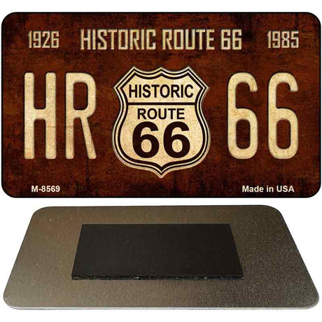 Route 66 Historic Vintage Novelty Metal Magnet M-8569