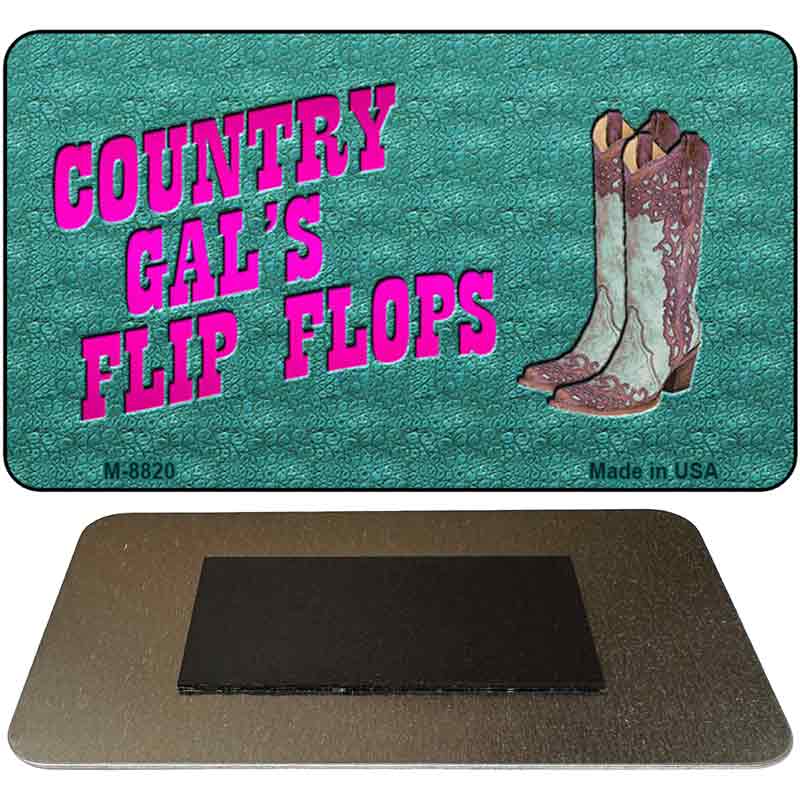 Gal's Flip Flops Novelty Magnet M-8820