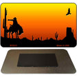 Rodeo Sunset Arizona Western State License Plate Tag Magnet M-9533