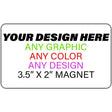 Personalized Design Your Own Custom Novelty Magnet | 3.5" x 2"