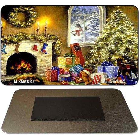 Christmas Scene Novelty Metal Magnet XMAS-05