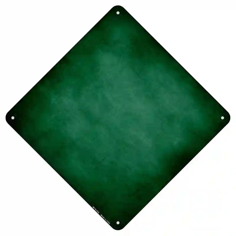 Green Oil Rubbed Novelty Metal Crossing Sign 8.5" (MCX)