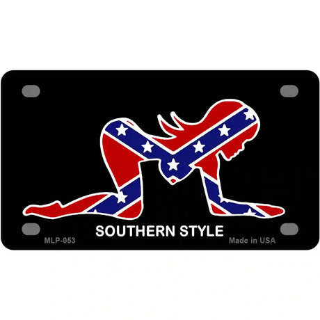 Southern Style Sexy Novelty Metal License Plate 4" x 2.2" (MLP)
