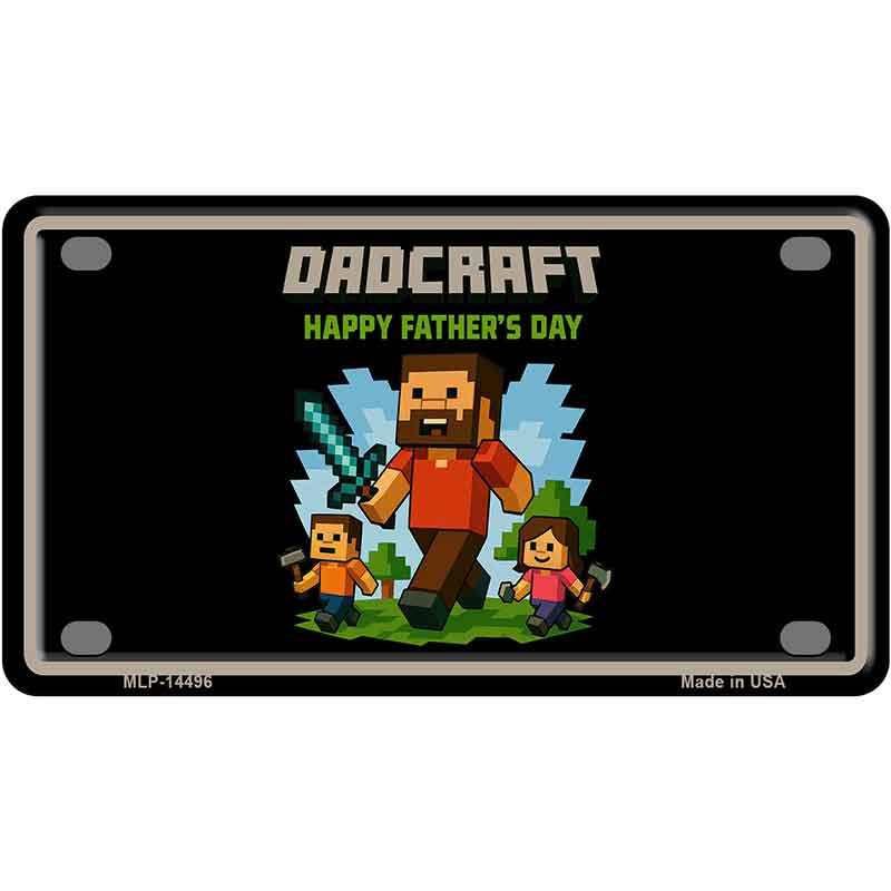 Dadcraft Novelty Metal License Plate LP-14496