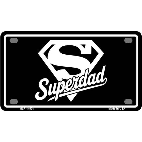 Superdad Novelty Metal License Plate LP-14501