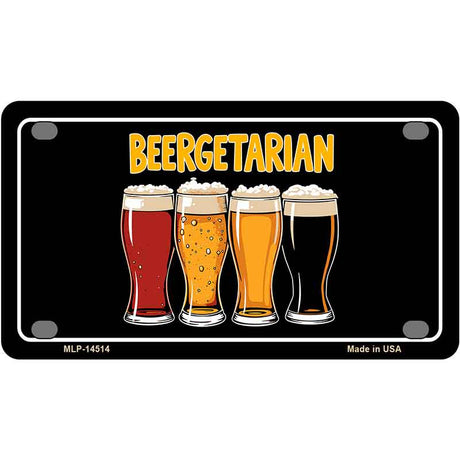 Beergetarian Novelty Metal License Plate LP-14514