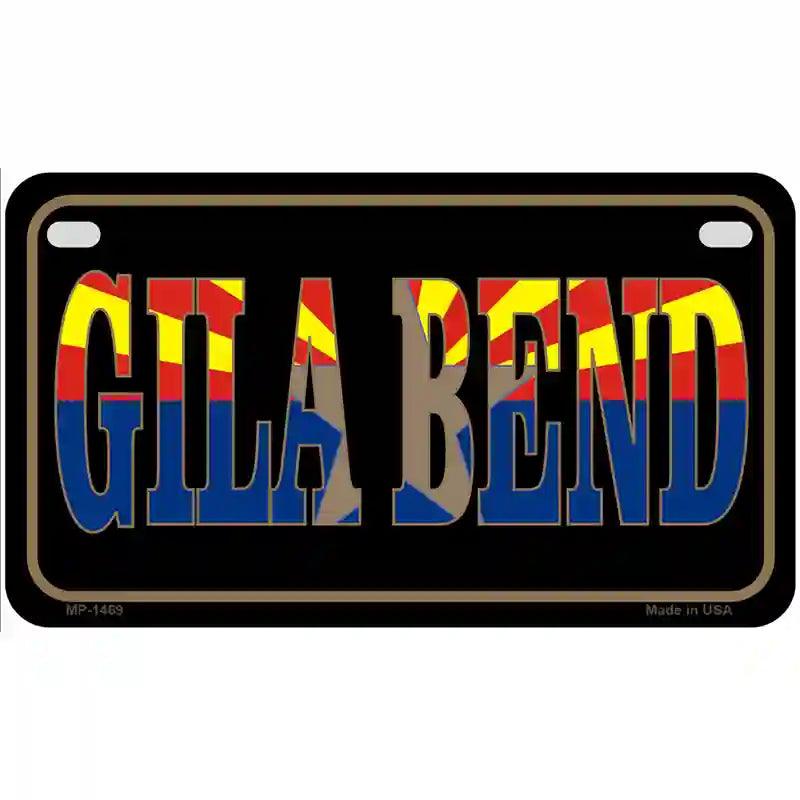 Gila Bend Arizona State Flag Metal Novelty License Plate 7" x 4" (MP)