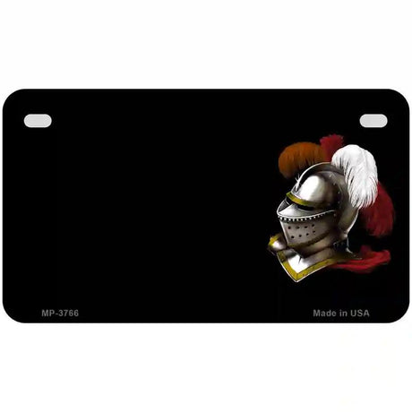 Armor Offset Metal Novelty License Plate 7" x 4" (MP)