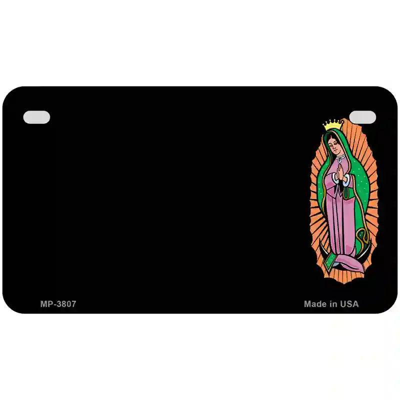 Virgin Mary Offset Metal Novelty License Plate 7" x 4" (MP)