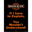 Explain Metal Novelty Parking Sign 9" x 12" (P)