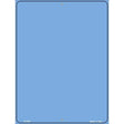 Solid Light Blue Metal Novelty Parking Sign 9" x 12" (P)