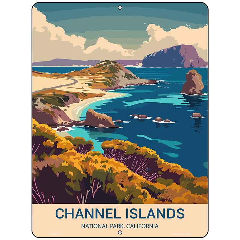 Channel Islands California Metal Novelty Parking Sign P-4494