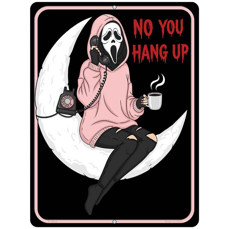 Scream & Chill Metal Novelty Parking Sign P-4642