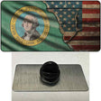 Washington/American Flag Novelty Metal Hat Pin