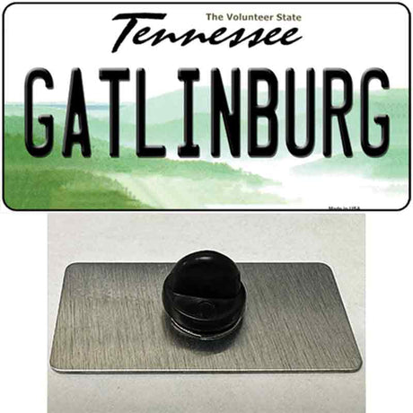 Gatlinburg Tennessee Novelty Metal Hat Pin Tag