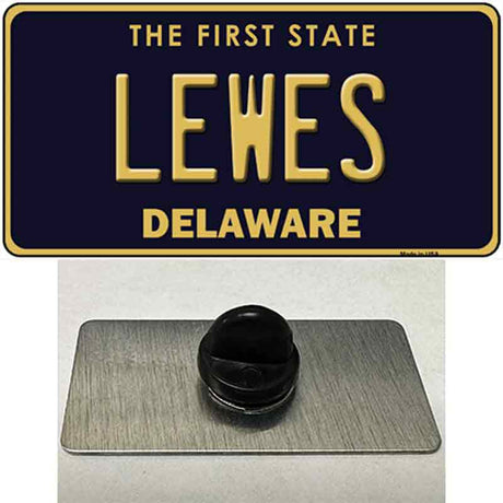 Lewes Delaware Novelty Metal Hat Pin