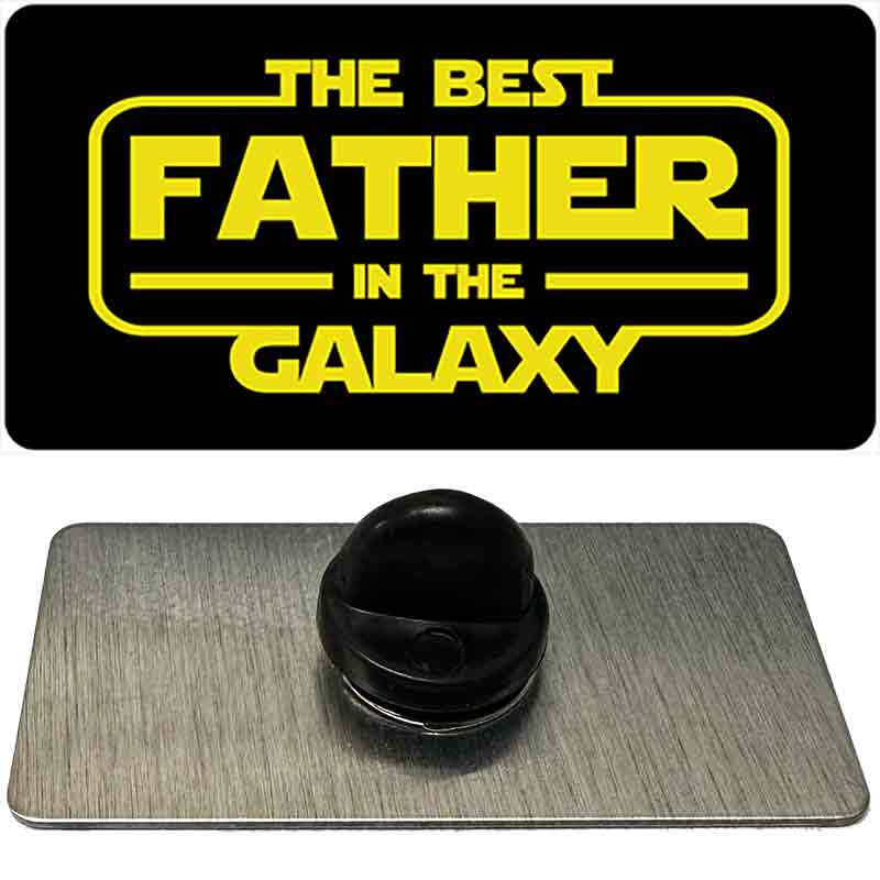 Best Father in the Galaxy Novelty Metal Hat Pin PIN-LP-14503