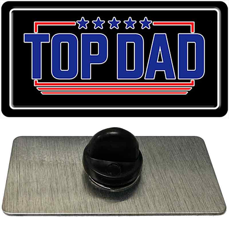 TOP DAD Novelty Metal Hat Pin PIN-LP-14507