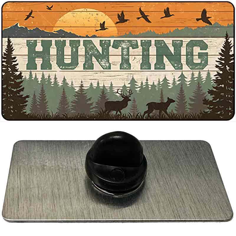 Hunting Sunset Novelty Metal Hat Pin PIN-LP-14511