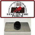 Cant Run With The Big Dogs Novelty Metal Hat Pin