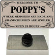 Welcome To Poppys Novelty Metal Hat Pin